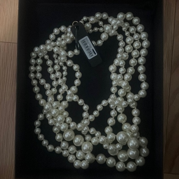 NWT-One Size-J.Crew Multi-Strand Pearl Necklace - Picture 1 of 7